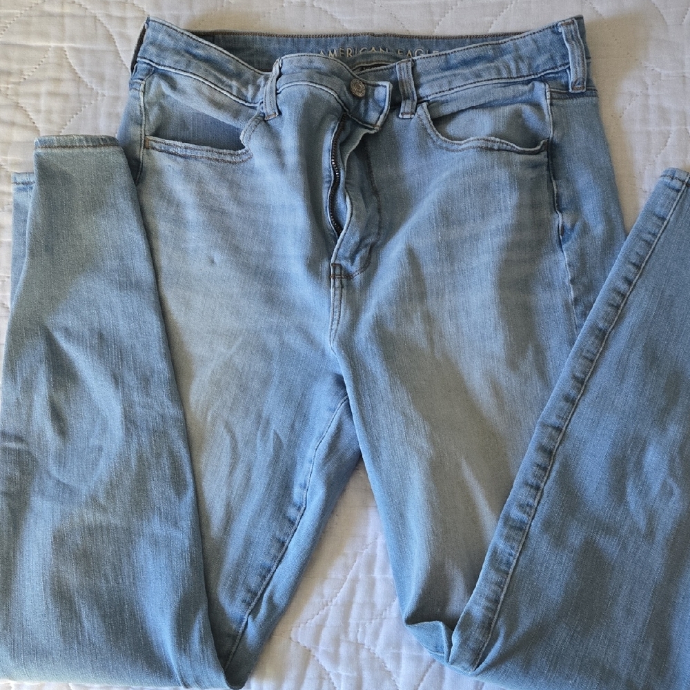 Light Blue Women’s Jeans - American Eagle Outfitters